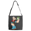 popeye spinach retro mens funny Adjustable Strap Totes
