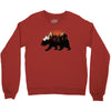 Bear Adventure With Roses Crewneck Sweatshirt