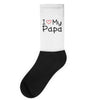 I Love My Papa Socks
