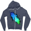 the birthplace of inspiration Zipper Hoodie