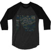 ascii night 3/4 Sleeve Shirt