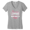 The Only Thing Tougher Than An Arborist Is An Arborist's Wife Women's V-Neck T-Shirt