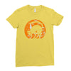 happy halloween Ladies Fitted T-Shirt