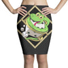 snake green Pencil Skirts