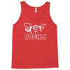 cream rock band punk Tank Top