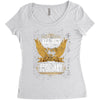 All Men Are Created Equal But Only The Best Are Born In February Women's Triblend Scoop T-shirt