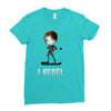 i rebel Ladies Fitted T-Shirt