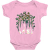 meanwhile in the woods Baby Onesie
