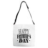 happy father day greeting Adjustable Strap Totes