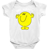 mr happy Baby Onesie