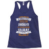 Super Cool Granddaughter Of A Freaking Awesome Grammy Racerback Tank