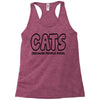 cat lovers Racerback Tank