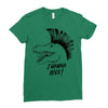 i wanna rock! Ladies Fitted T-Shirt