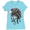 eagle ornate Ladies Fitted T-Shirt