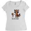 rise and shine! Women's Triblend Scoop T-shirt