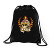 rebel for life Drawstring Bags
