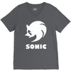 sonic uomo donna bambino sega videogames V-Neck Tee