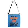 why do i swim why do you breath Adjustable Strap Totes