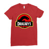 dracarys logo Ladies Fitted T-Shirt