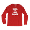 Skates Eat Sleep Repeat Long Sleeve Shirts