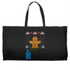cookie monster gingerbread man ugly christmas sweater Weekender Totes