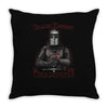 black knight is my champion Throw Pillow