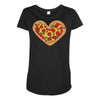 pizza lover Maternity Scoop Neck T-shirt
