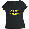 batman Women's Triblend Scoop T-shirt