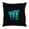 mystery tee Throw Pillow