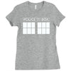 police box for who Ladies Fitted T-Shirt