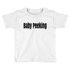 baby peeking Toddler T-shirt