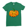 pumpkin pi Ladies Fitted T-Shirt