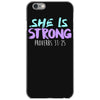 she is strong iPhone 6/6s Case