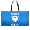 bearded for her pleasure Weekender Totes
