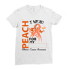 wear peach for  my [you can write any name] Ladies Fitted T-Shirt