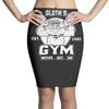 sloth's gym Pencil Skirts