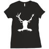 hannibal   stag Ladies Fitted T-Shirt