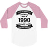 Premium Vintage 1990 3/4 Sleeve Shirt