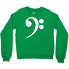 bass cleff funny Crewneck Sweatshirt
