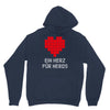 nerd shirt design  herz f&uuml;r nerds computer gaming fun big bang minecr Unisex Hoodie