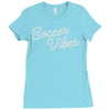 soccer vibes Ladies Fitted T-Shirt