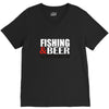 fishing and beer V-Neck Tee