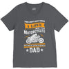 Motorcycles Dad V-Neck Tee