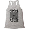 optical illusion Racerback Tank