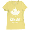 Canada Est 1867 Ladies Fitted T-Shirt