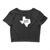 home texas outline Crop Top