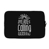 the lake is calling Laptop sleeve