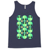 sad alien and daisy nineties grunge pattern Tank Top