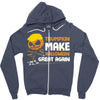 Trumpkin Make Halloween Great Again Zipper Hoodie
