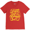 free &amp; brave V-Neck Tee